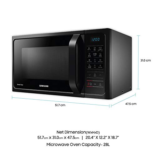 Samsung 28 L Convection Microwave Oven (MC28H5033CK, Black) - RAJA DIGITAL PLANET