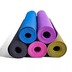 Gmefvr Exercise Yoga Mat Ultra Thin 1.5/2mm Very Light weight Multi Random Color For Men Women Kids - RAJA DIGITAL PLANET
