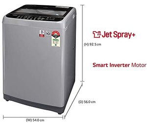 LG 7.0 Kg 5 Star Smart Inverter Fully-Automatic Top Loading Washing Machine (70SJSF1Z, Middle free Silver, TurboDrum) - RAJA DIGITAL PLANET