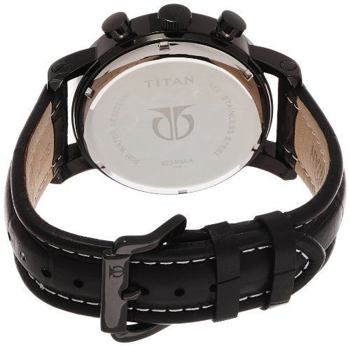 Titan Classique Chronograph Black Dial Men's Watch-NL9234NL01 - RAJA DIGITAL PLANET