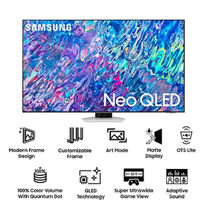 Samsung 138 cm (55 inches) 4K Ultra HD Smart NEO QLED TV QA55QN85BAKLXL (Bright Silver)