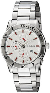 Titan Analog White Dial Men's Watch - 1621SM02J - RAJA DIGITAL PLANET
