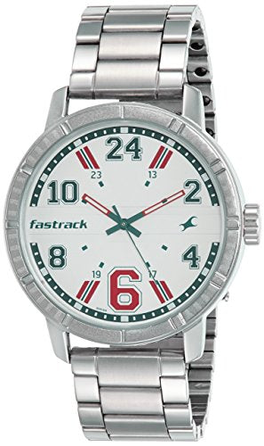 Fastrack Varsity Analog Silver Dial Men's Watch 3178SM02 / 3178SM02 - RAJA DIGITAL PLANET