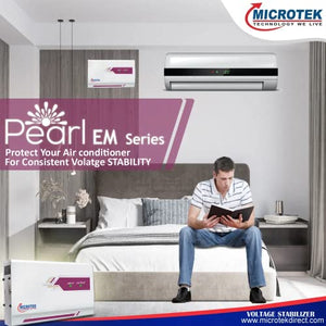 Microtek Automatic Voltage Stabilizer PEARL EM 4170+For AC upto 1.5 Ton AC (Assorted, Standard)