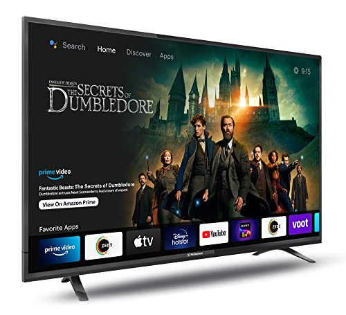 Westinghouse 80 cm (32 inches) HD Ready Smart Certified Android LED TV WH32SP12 (Black)