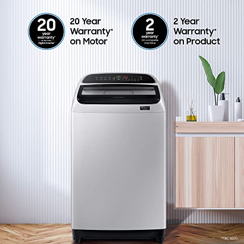 Samsung 10.0 Kg Fully-Automatic Top Loading Washing Machine Wooble Technology WA10T5260BY/TL (Lavender Gray)
