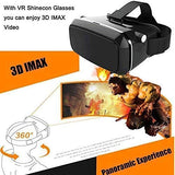VR BOX Virtual Reality Headset Glasses Anti-Radiation Adjustable Screen Headband 2021 Latest VR Box for All Android Phones with 2 Year Replacement Warranty (Color Black) VR-25 - RAJA DIGITAL PLANET