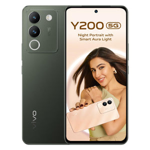 vivo Y200 5G (Jungle Green, 8GB RAM, 128GB Storage) with No Cost EMI/Additional Exchange Offers