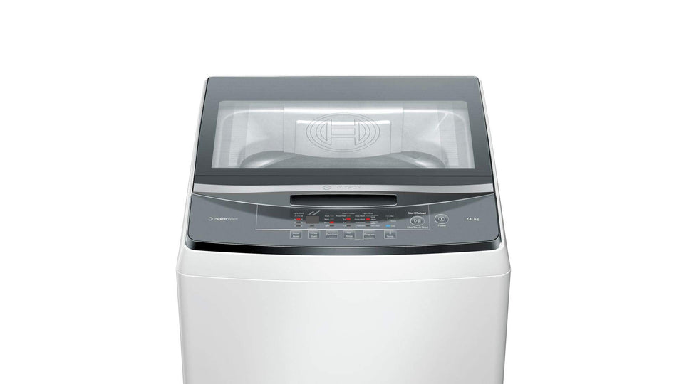 Bosch 7 kg Fully Automatic Top Load Washing Machine White (WOE704W0IN) - RAJA DIGITAL PLANET