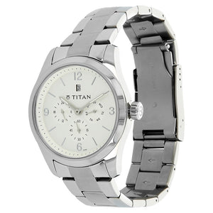 Titan Silver Dial Silver Stainless Steel Strap Watch ( NJ9493SM01J ) - RAJA DIGITAL PLANET